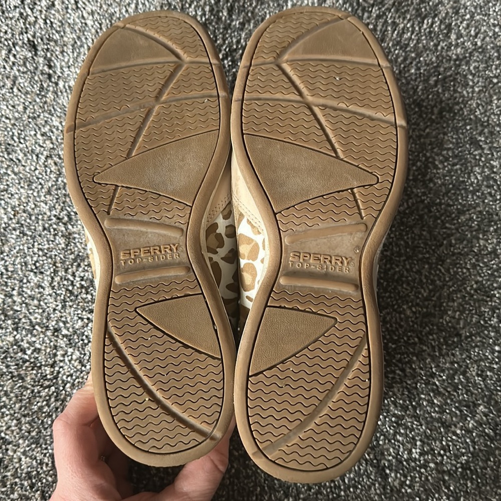 Leopard Print Sperry Shoes-New Condition - image 4
